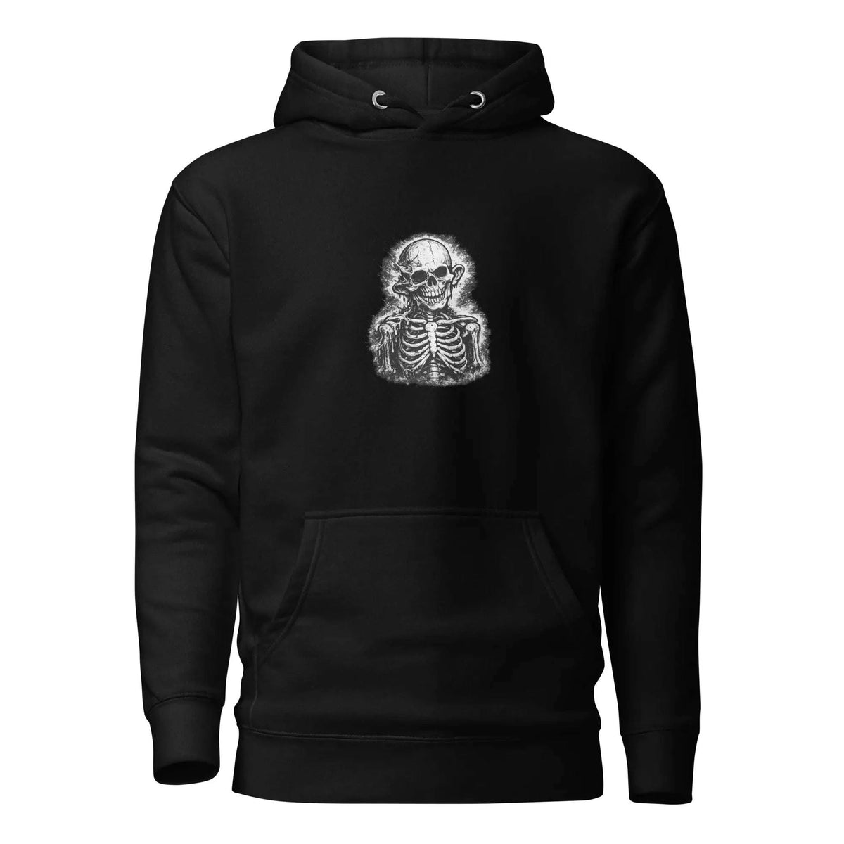 Black Splinter Oversized Hoodie