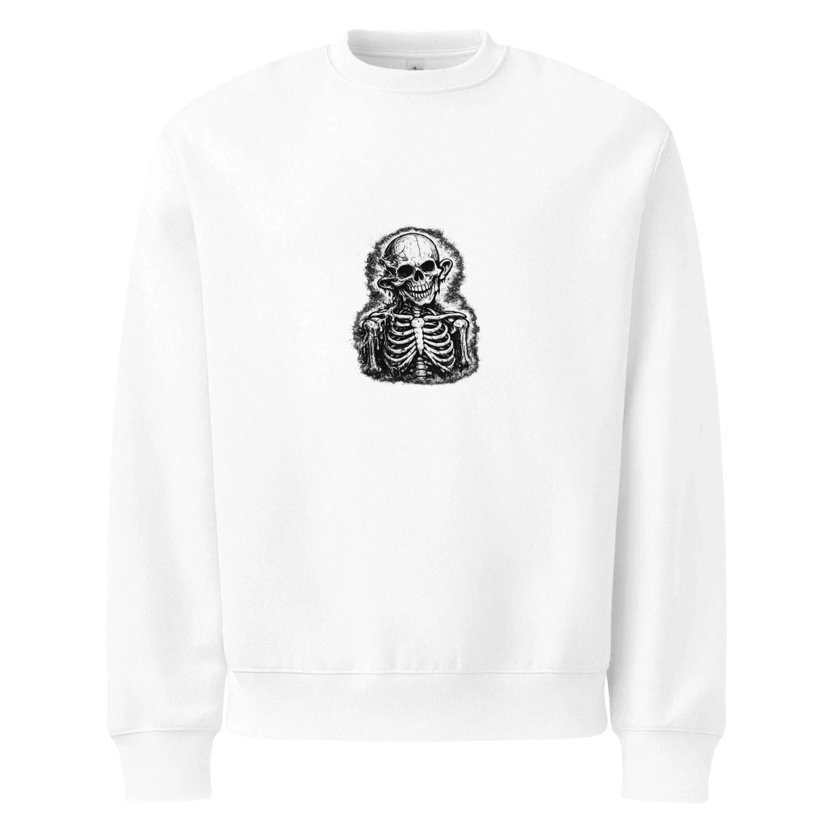 White Splinter Oversized Sweatshirt