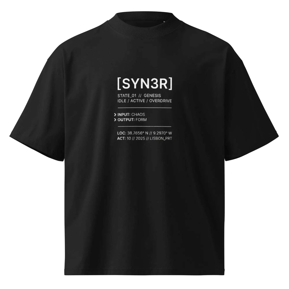 Black State Oversized T-Shirt