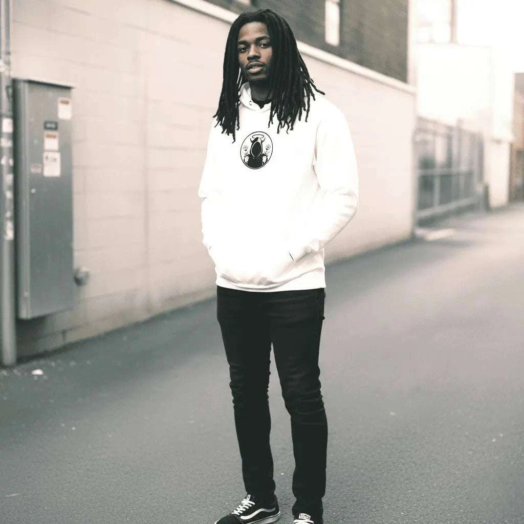 White Shadow Oversized Hoodie