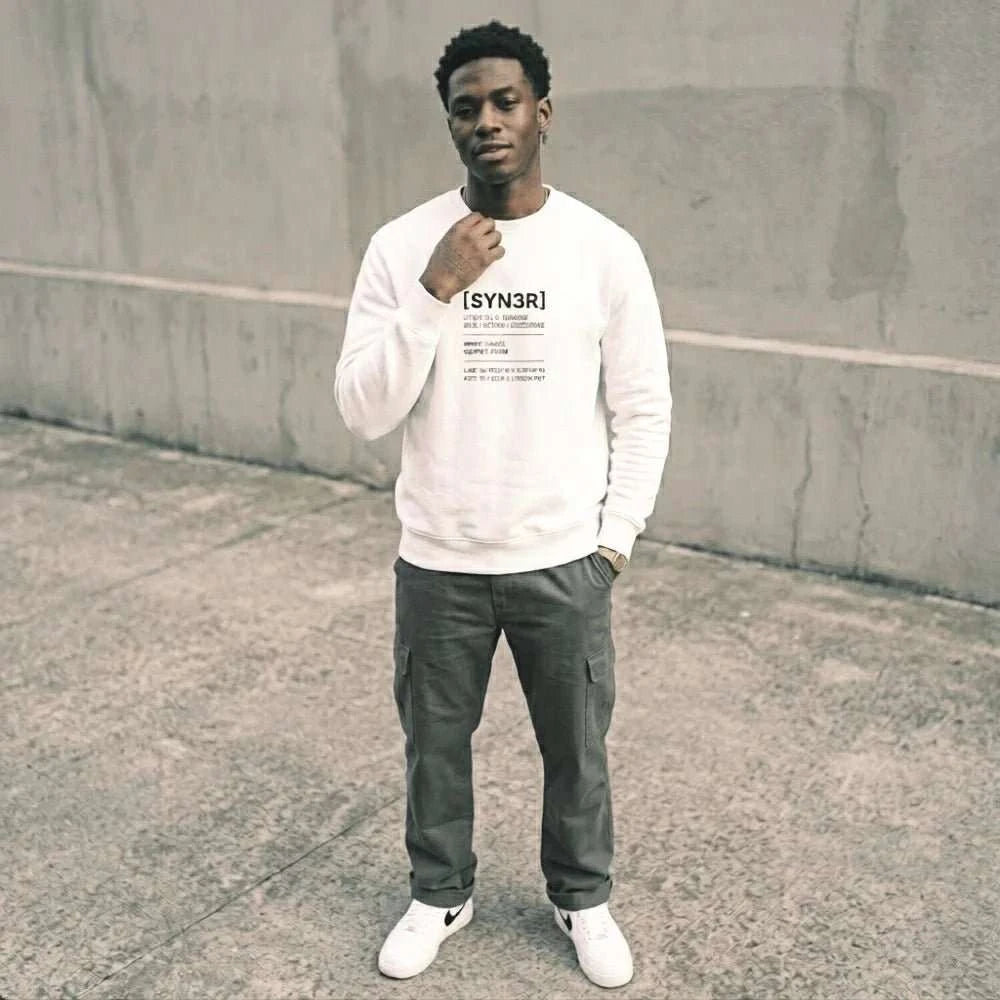 White State Oversized Sweatshirt