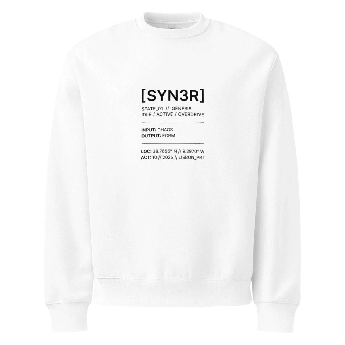 White State Oversized Sweatshirt