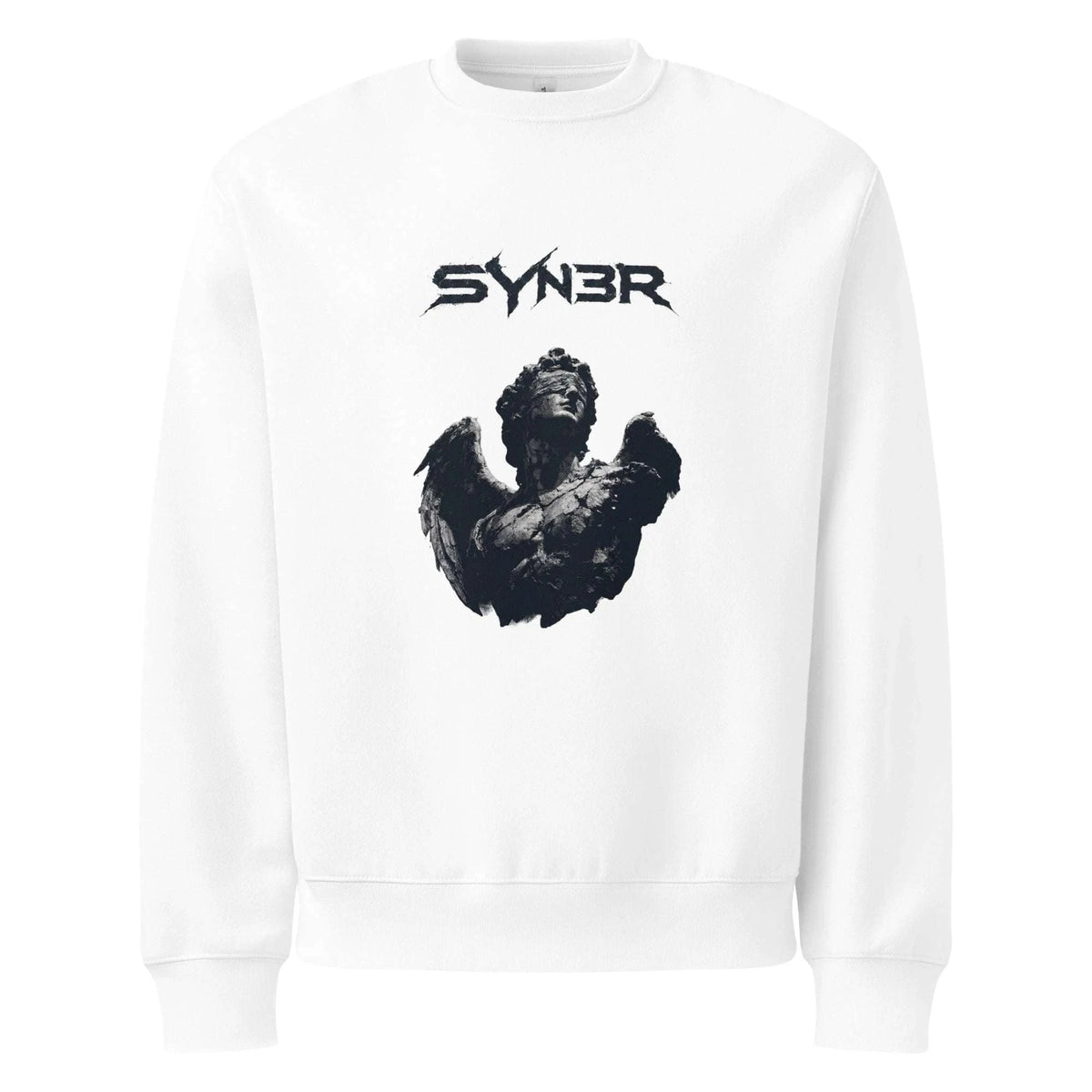 White Signal Oversized Sweatshirt