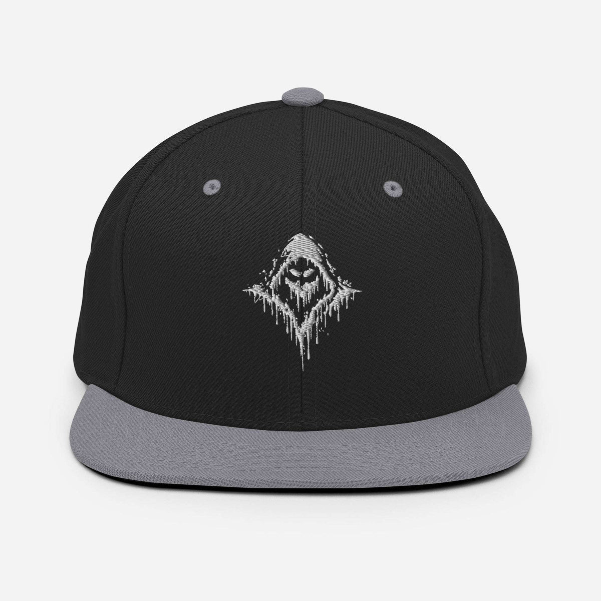 Wraith Black & Grey Snapback Cap