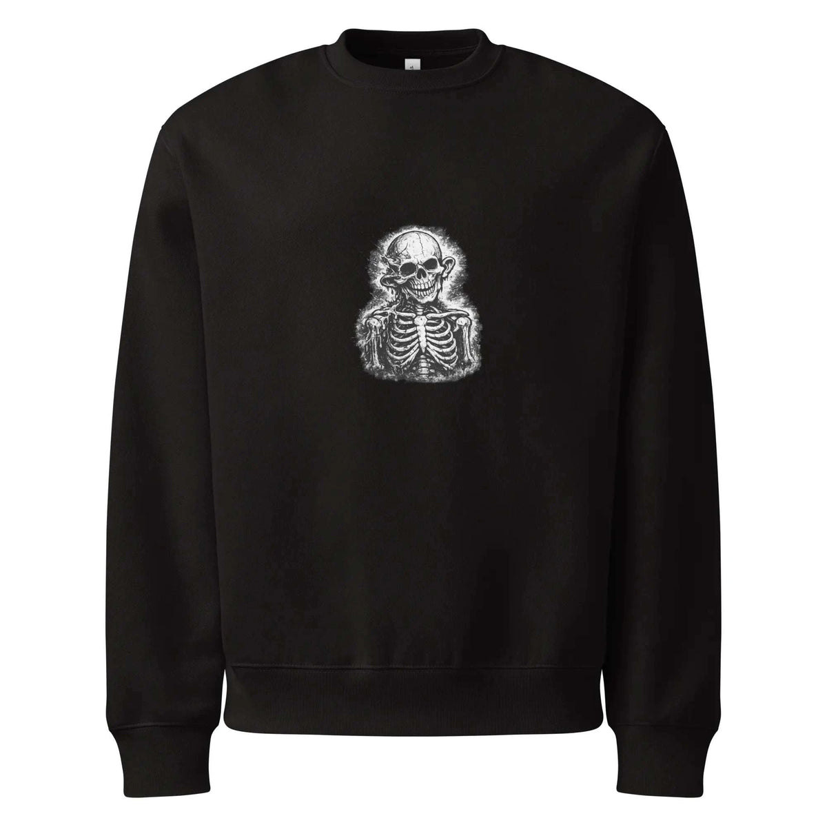 Black Splinter Oversized Sweatshirt