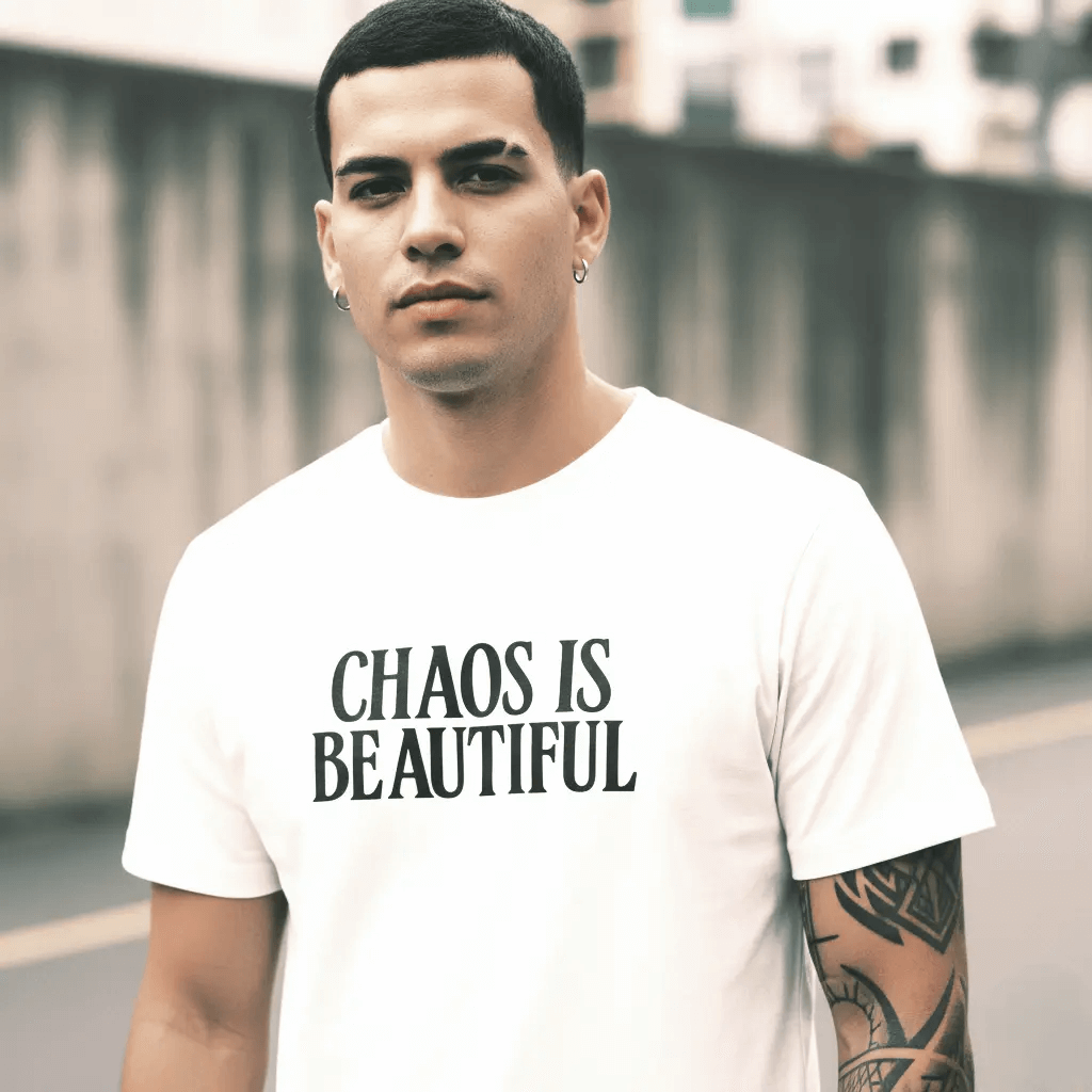 SYN3R CHAOS T-SHIRT - White - SYN3R