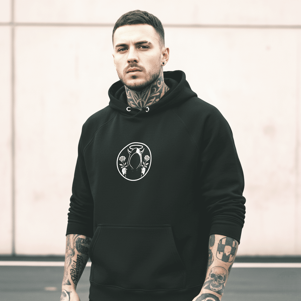 SYN3R SHADOW HOODIE - Black: Comfort Meets Style - SYN3R