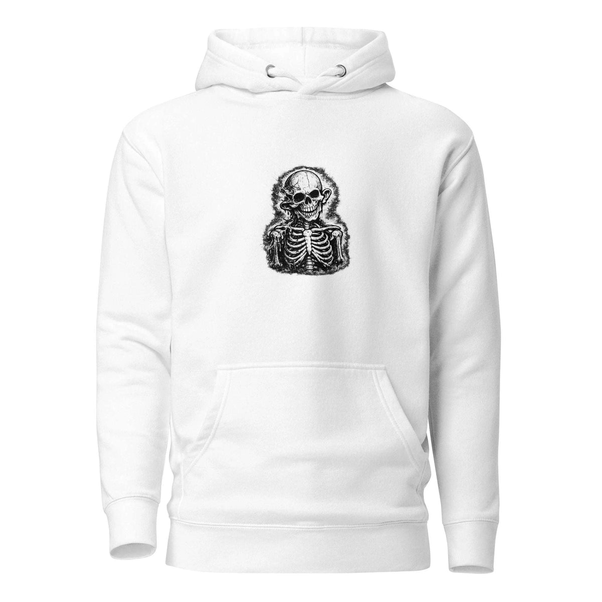 White Splinter Oversized Hoodie