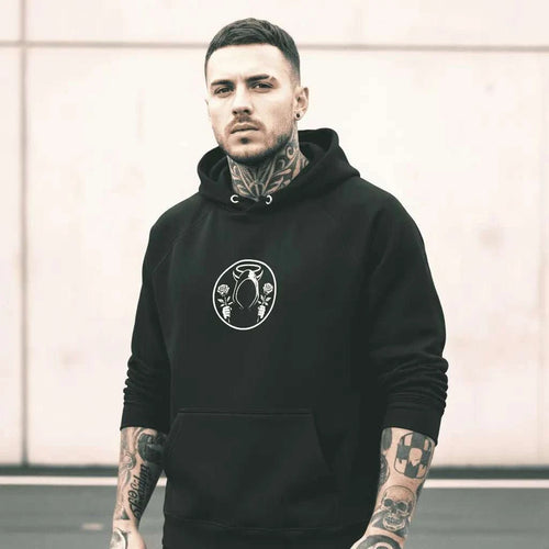 Black Oversized Hoodie – Minimalist Heavyweight Streetwear (400GSM) - SYN3R Minimalist Streetwear