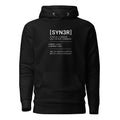 Black State Oversized Hoodie – Minimalist Streetwear Heavyweight (400GSM) | SYN3R - SYN3R Minimalist Streetwear