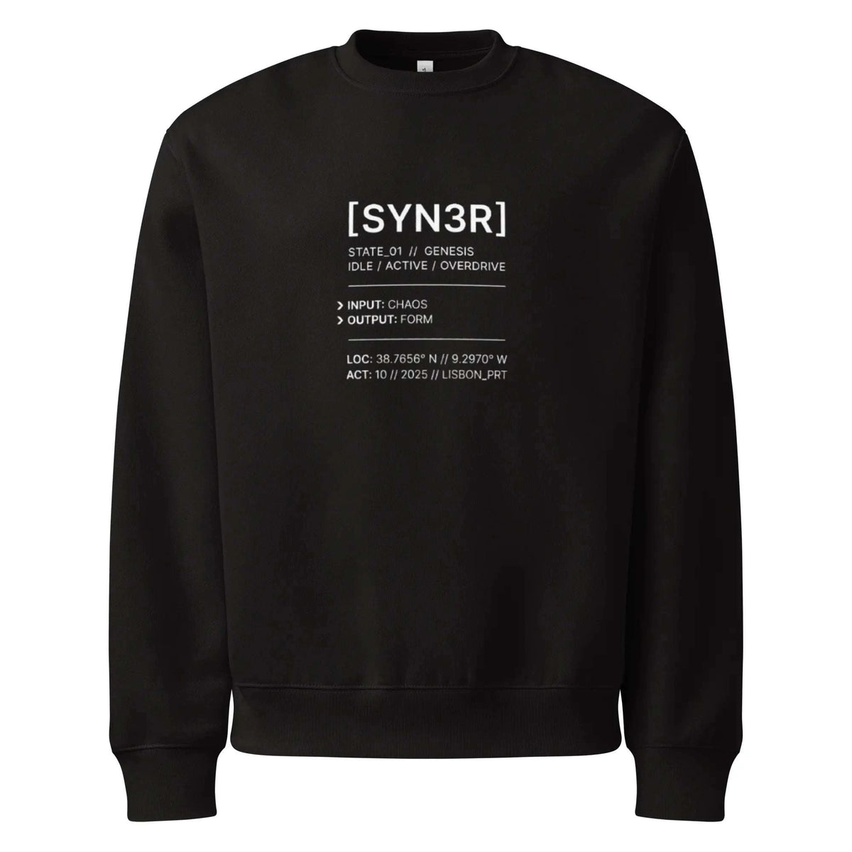 Black State Oversized Sweatshirt