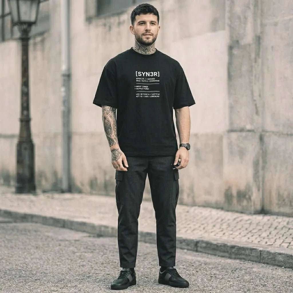Black State Oversized T-Shirt