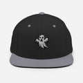 Ghoul Black & Grey Snapback Cap - SYN3R Minimalist Streetwear