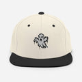 Ghoul White & Black Snapback Cap - SYN3R Minimalist Streetwear