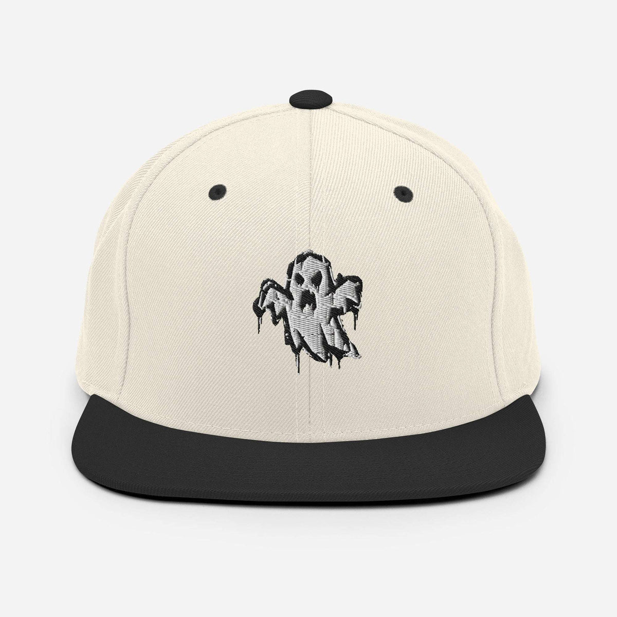 Ghoul White & Black Snapback Cap