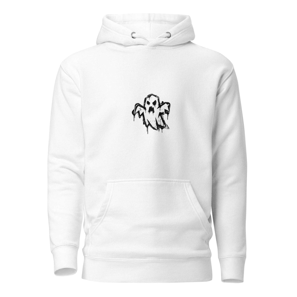 Ghoul White Oversized Hoodie