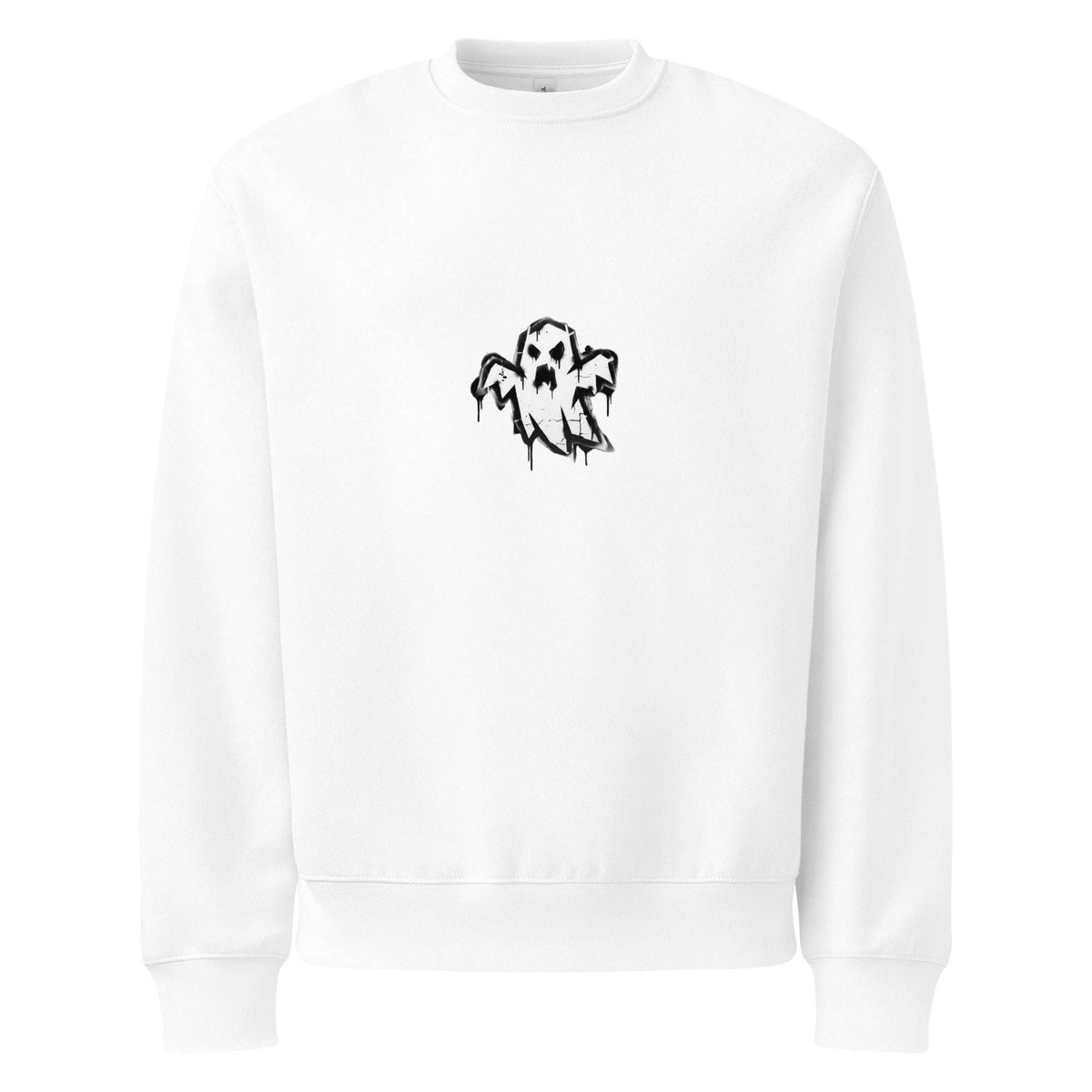 Ghoul White Oversized Sweatshirt