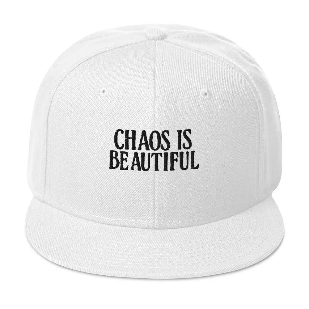 SYN3R CHAOS SNAPBACK CAP - White - SYN3R