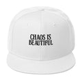SYN3R CHAOS SNAPBACK CAP - White - SYN3R