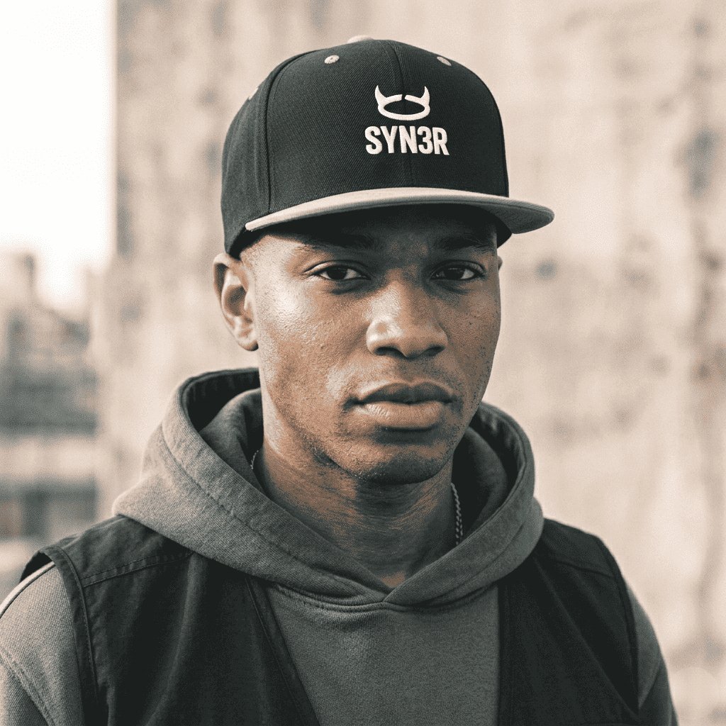 Core Snapback Cap Black & Grey