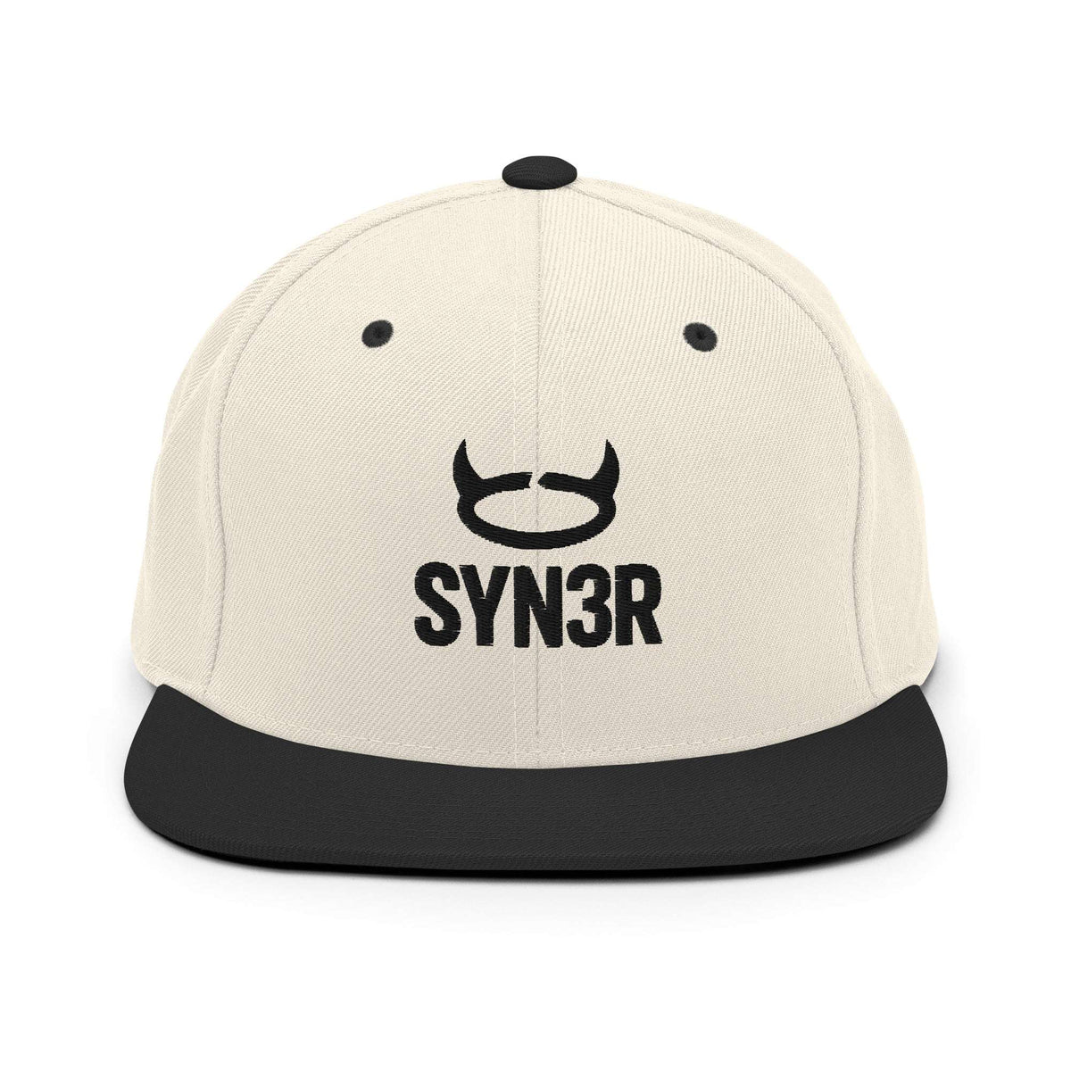 Core Snapback Cap White & Black