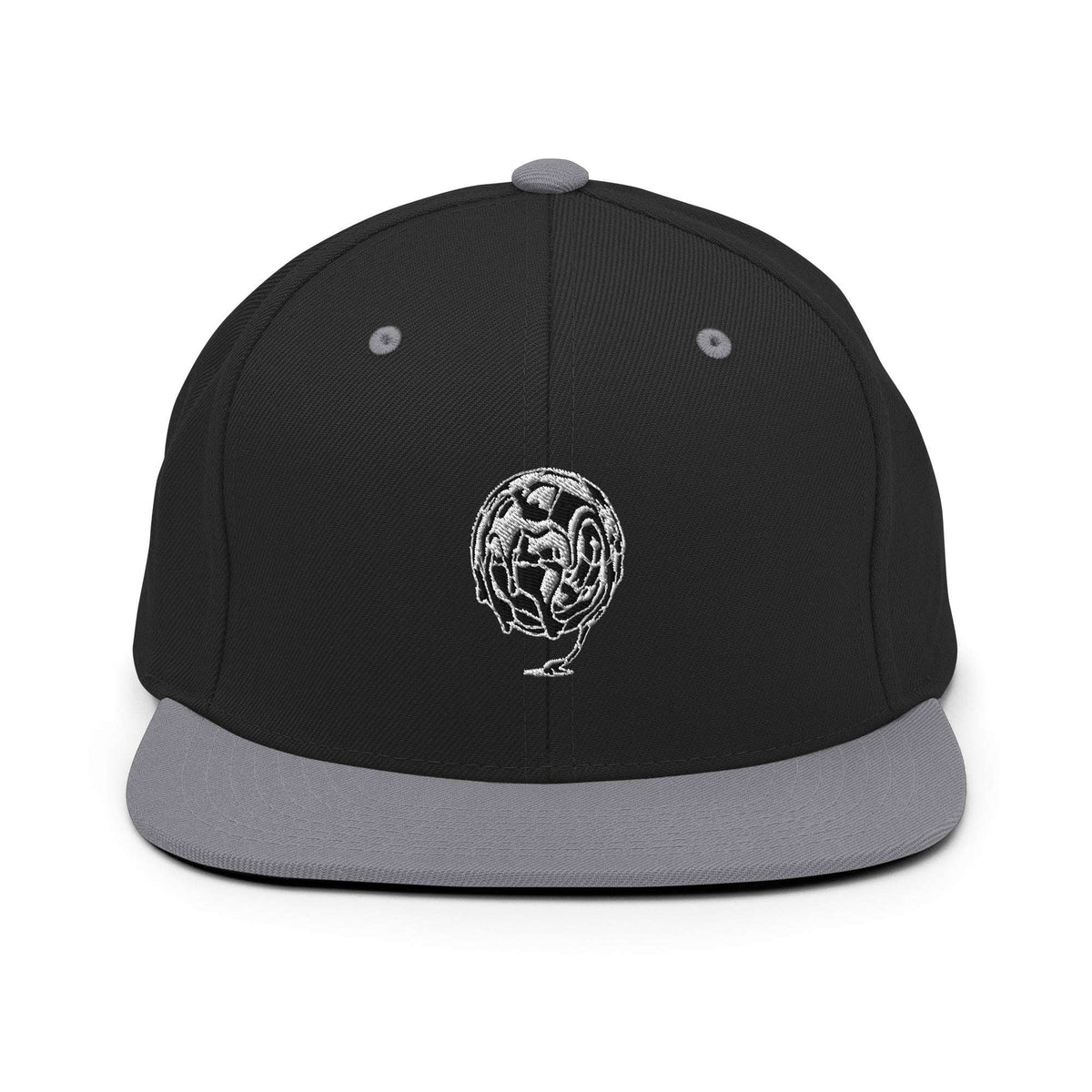 Distort Snapback Cap Black & Grey
