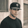 Distort Snapback Cap Black & Grey - SYN3R Minimalist Streetwear