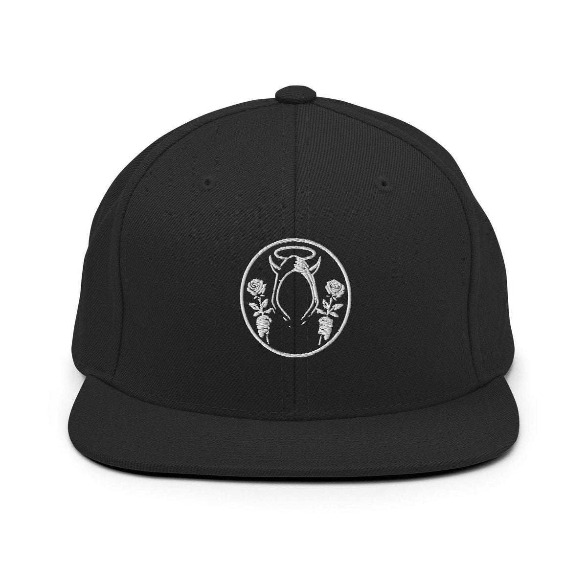 Shadow Snapback Cap Black