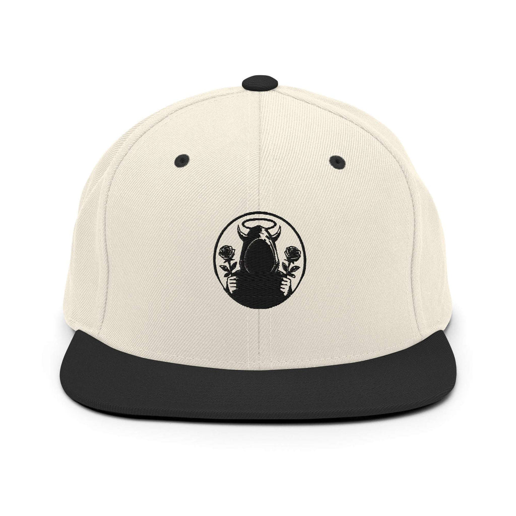 Shadow Snapback Cap White & Black - SYN3R Minimalist Streetwear