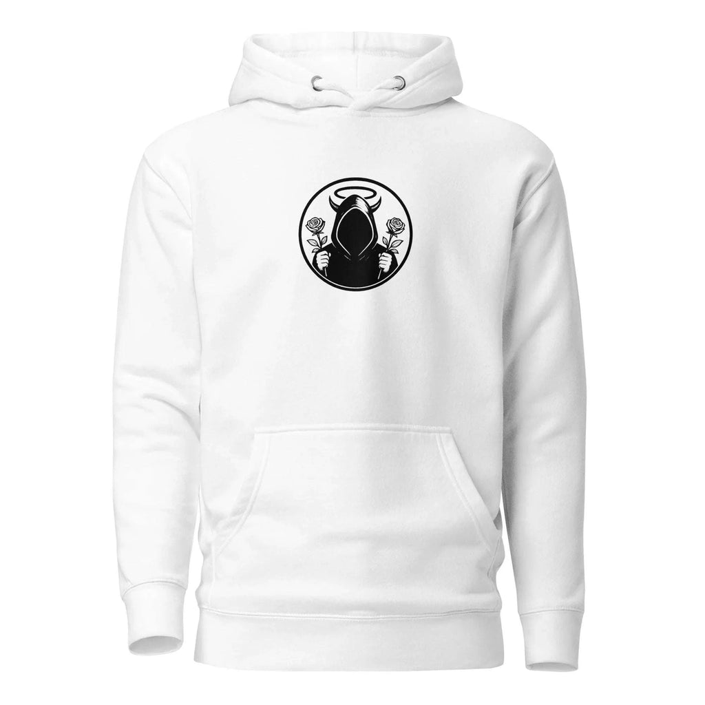 White Shadow Oversized Hoodie - SYN3R Minimalist Streetwear