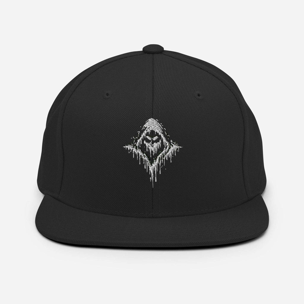 Wraith Black Snapback Cap - SYN3R Minimalist Streetwear