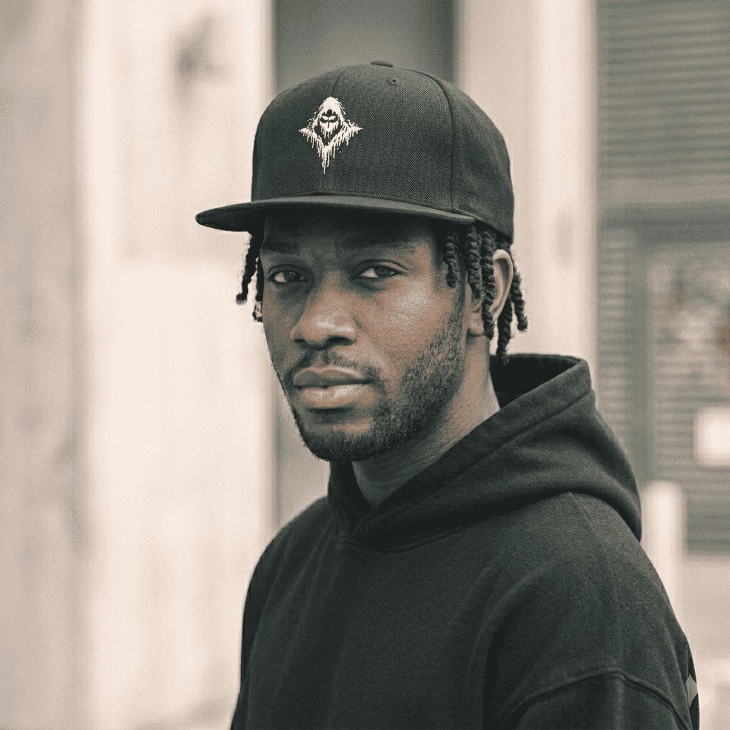 Wraith Black Snapback Cap