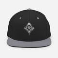 Wraith Black & Grey Snapback Cap - SYN3R Minimalist Streetwear