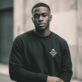 Wraith Black Oversized Sweatshirt - SYN3R Minimalist Streetwear