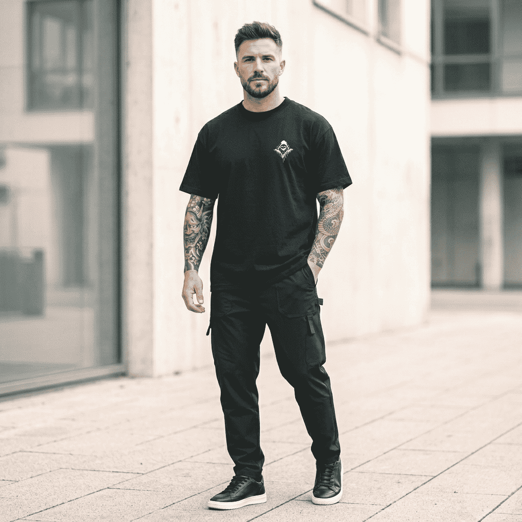 Wraith Black Oversized T-Shirt