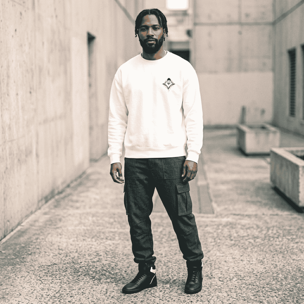 Wraith White Oversized Sweatshirt