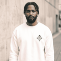 Wraith White Oversized Sweatshirt - SYN3R Minimalist Streetwear