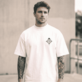 Wraith White Oversized T-Shirt - SYN3R Minimalist Streetwear